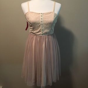 XHILARATION | Lace & Tulle Dress